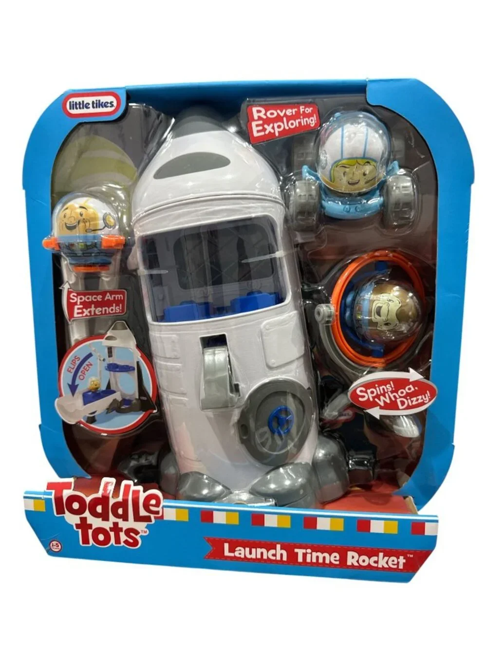 Little Tikes Toddle Tots Launch Time Rocket Playset With Astronaut Figures & Spa